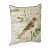 Nomaadi Embroidered Bird Decorative Cushion Cover 18x18 inches - top_view