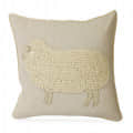Nomaadi Sheep Wool Embroidered Cushion Cover (Size 18x18) - photo