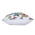 Nomaadi Glitter Butterflies Digital Print Pillow Cover Square 18X18 inch - rear_view