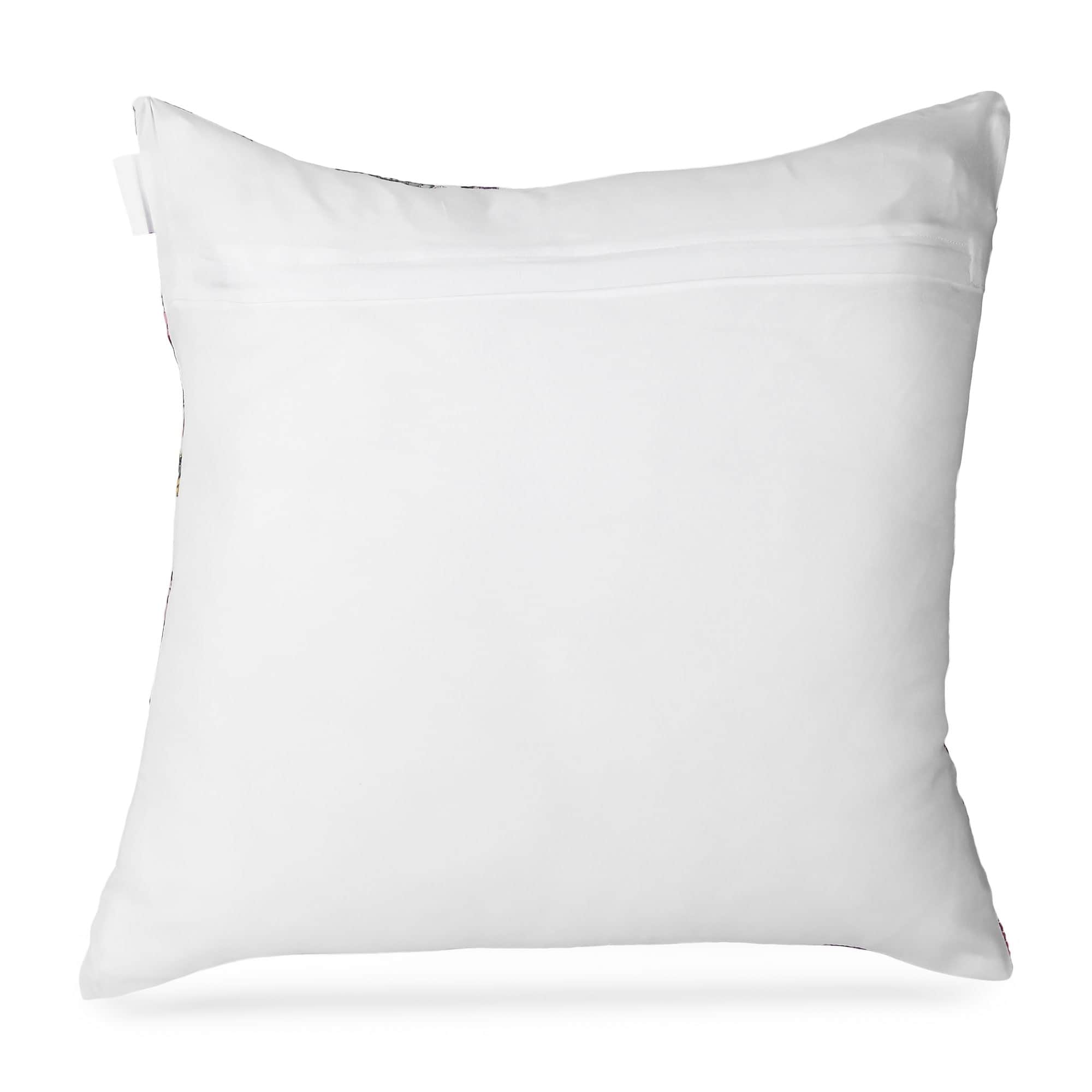 Nomaadi Glitter Butterflies Digital Print Pillow Cover Square 18X18 inch - left_view
