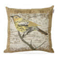 Nomaadi Sparrow Premium Embroidered Cushion Cover 18X18 - photo