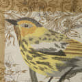 Nomaadi Sparrow Premium Embroidered Cushion Cover 18X18 - front_view
