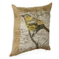Nomaadi Sparrow Premium Embroidered Cushion Cover 18X18 - top_view