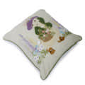 Nomaadi 16 x 16 inches Embroidered Bunny with Purple Hat Cushion Cover - rear_view