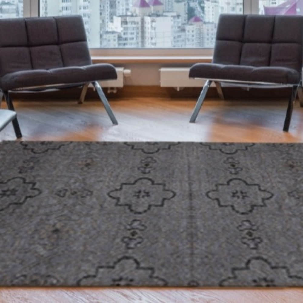 Blended Wool and Viscose Carpet - photo