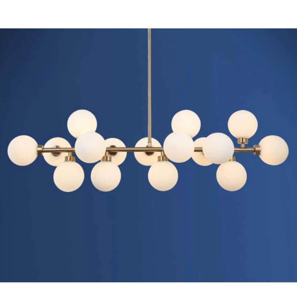 Glass Modern Chandelier KL-01-037 - photo