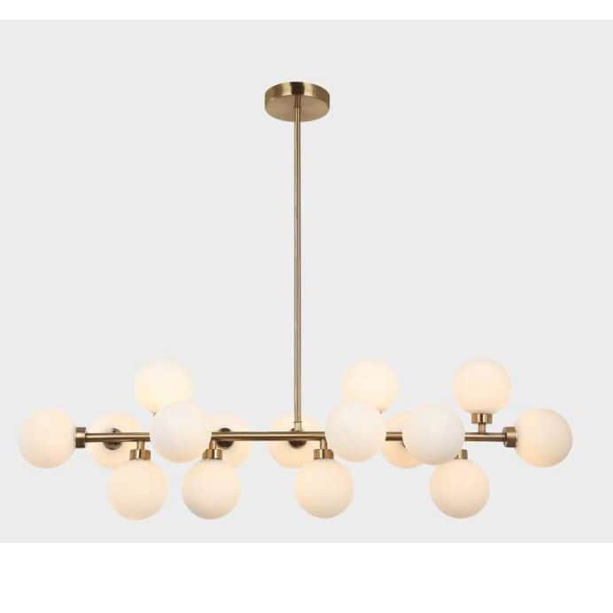 Glass Modern Chandelier KL-01-037 - top_view