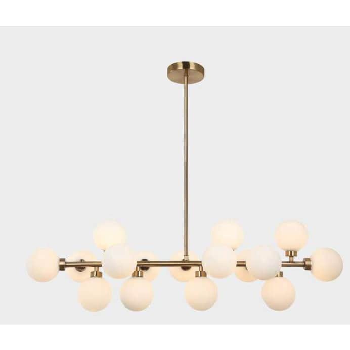 Glass Modern Chandelier KL-01-037 - rear_view