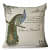 Peacock Throw Cushion Cover - photo