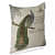 Peacock Throw Cushion Cover - top_view