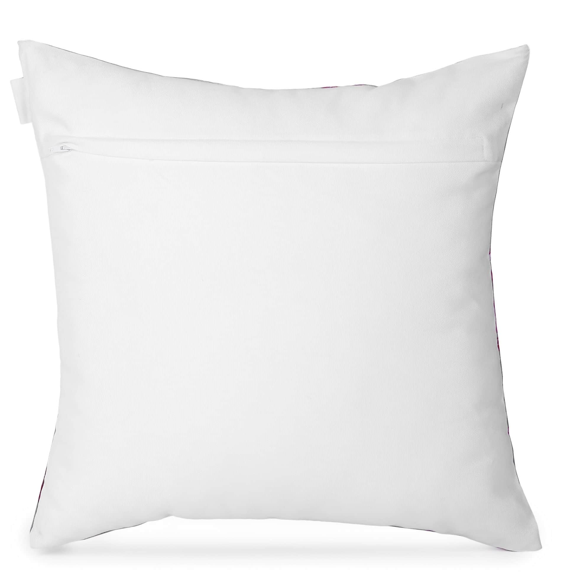 Pink Sequins Digital Print Cushion Cover - right_view
