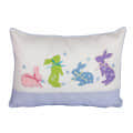 Playful Rabbits Kids Cushion Cover - photo
