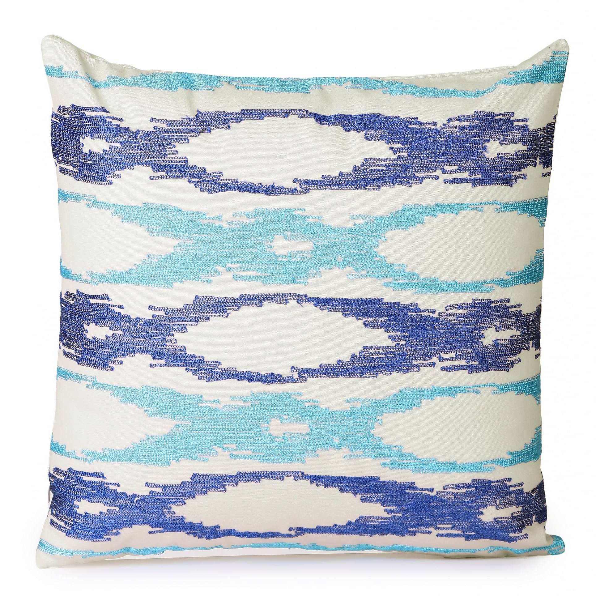 Blue Ocean Waves Cushion Cover