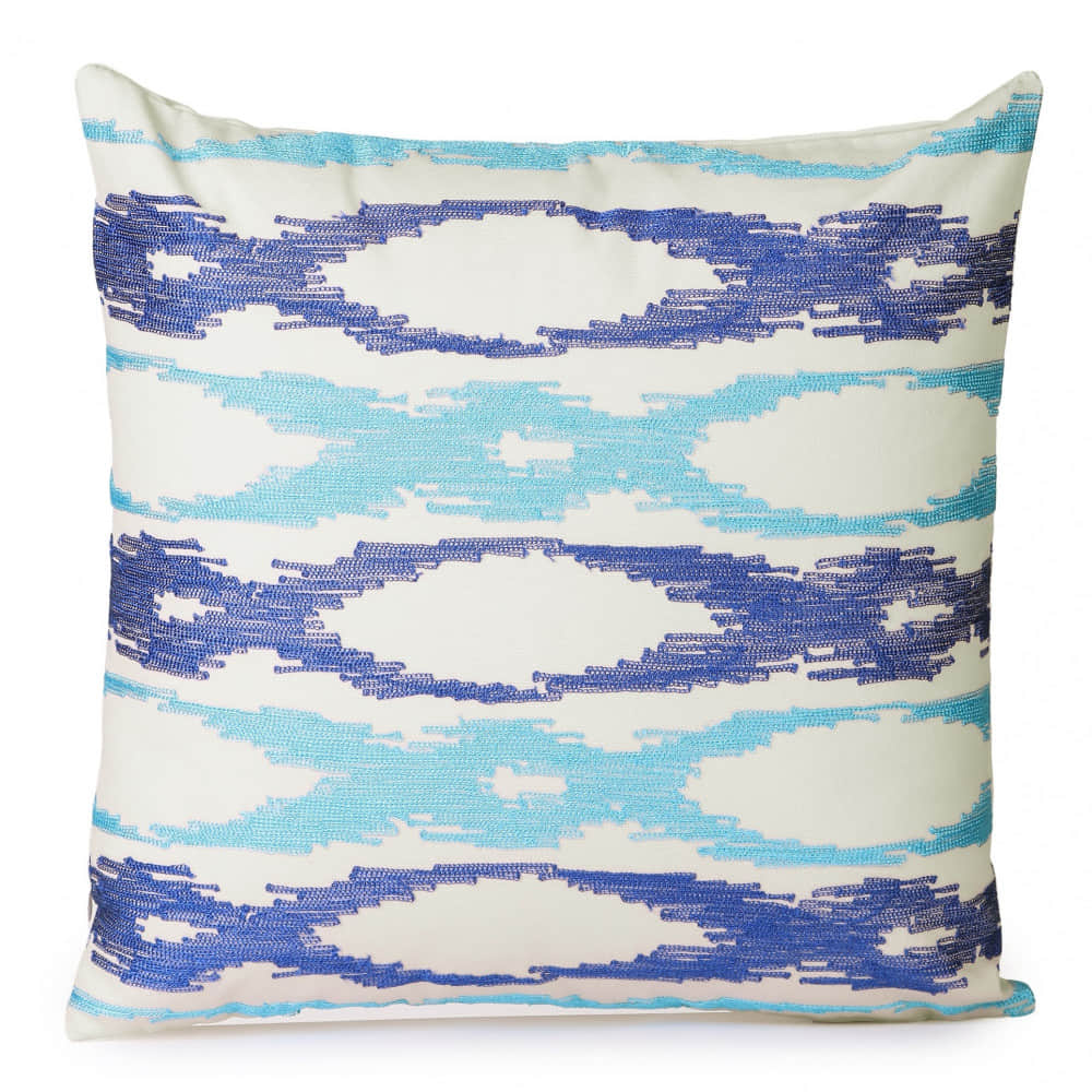 Blue Ocean Waves Cushion Cover - photo