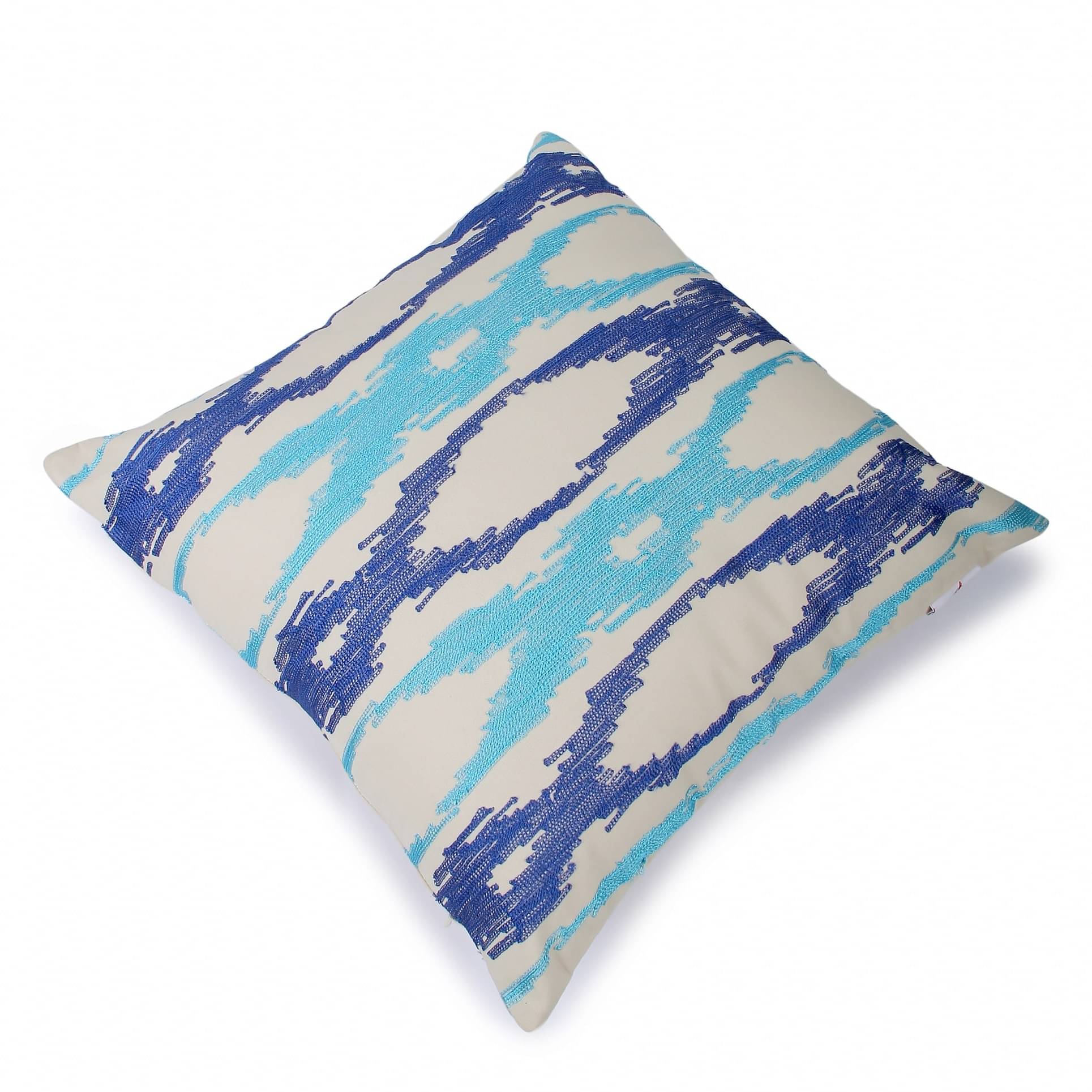Blue Ocean Waves Cushion Cover
