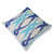 Blue Ocean Waves Cushion Cover - top_view