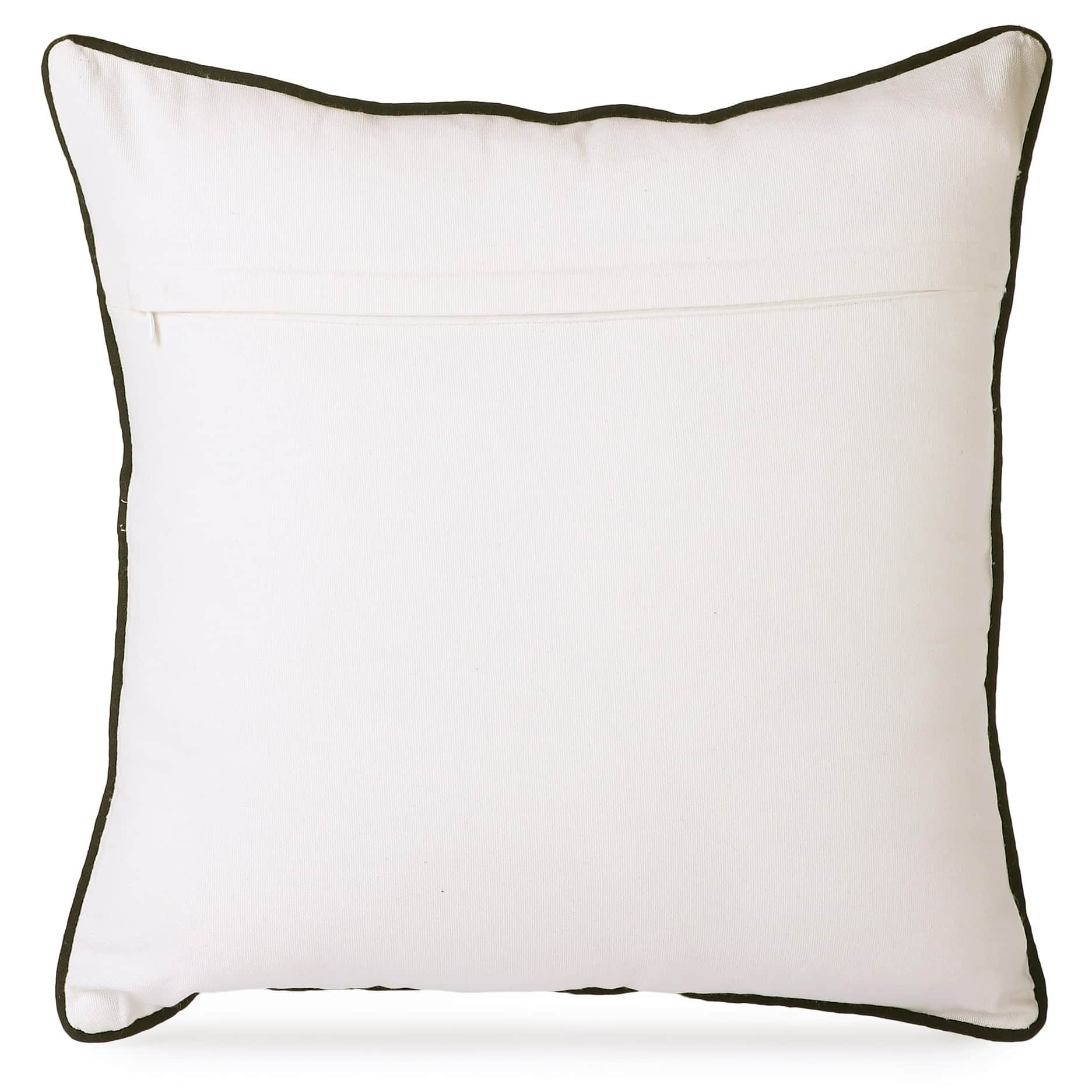 Linen Embroidered Cushion Cover - left_view