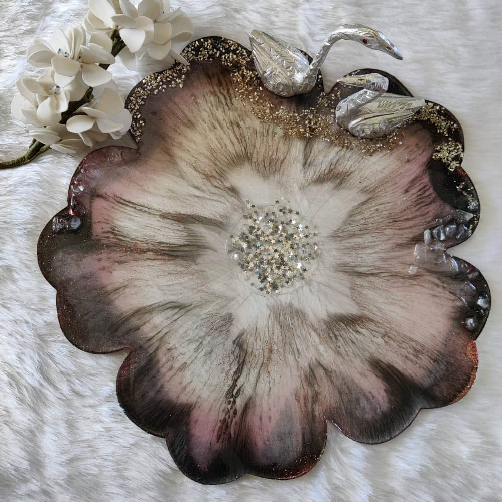 RESIN TRAY with Glossy Finish - photo