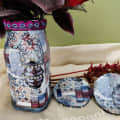 Vase and Tea Coasters Set - left_view