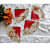 Red & Golden Tea Coaster (set of 4) - photo