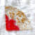 Red & Golden Tea Coaster (set of 4) - left_view