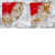 Red & Golden Tea Coaster (set of 4) - right_view
