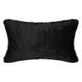 Black Premium Lumbar Cushion Cover(set of 2) - photo