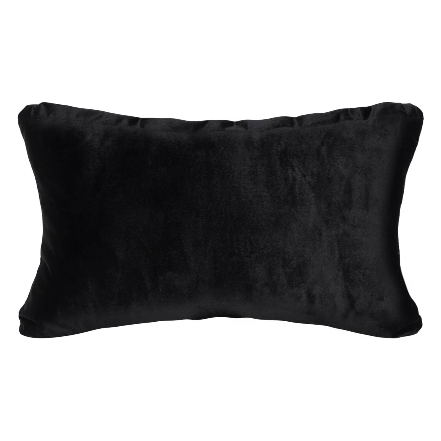 Black Premium Lumbar Cushion Cover(set of 2)