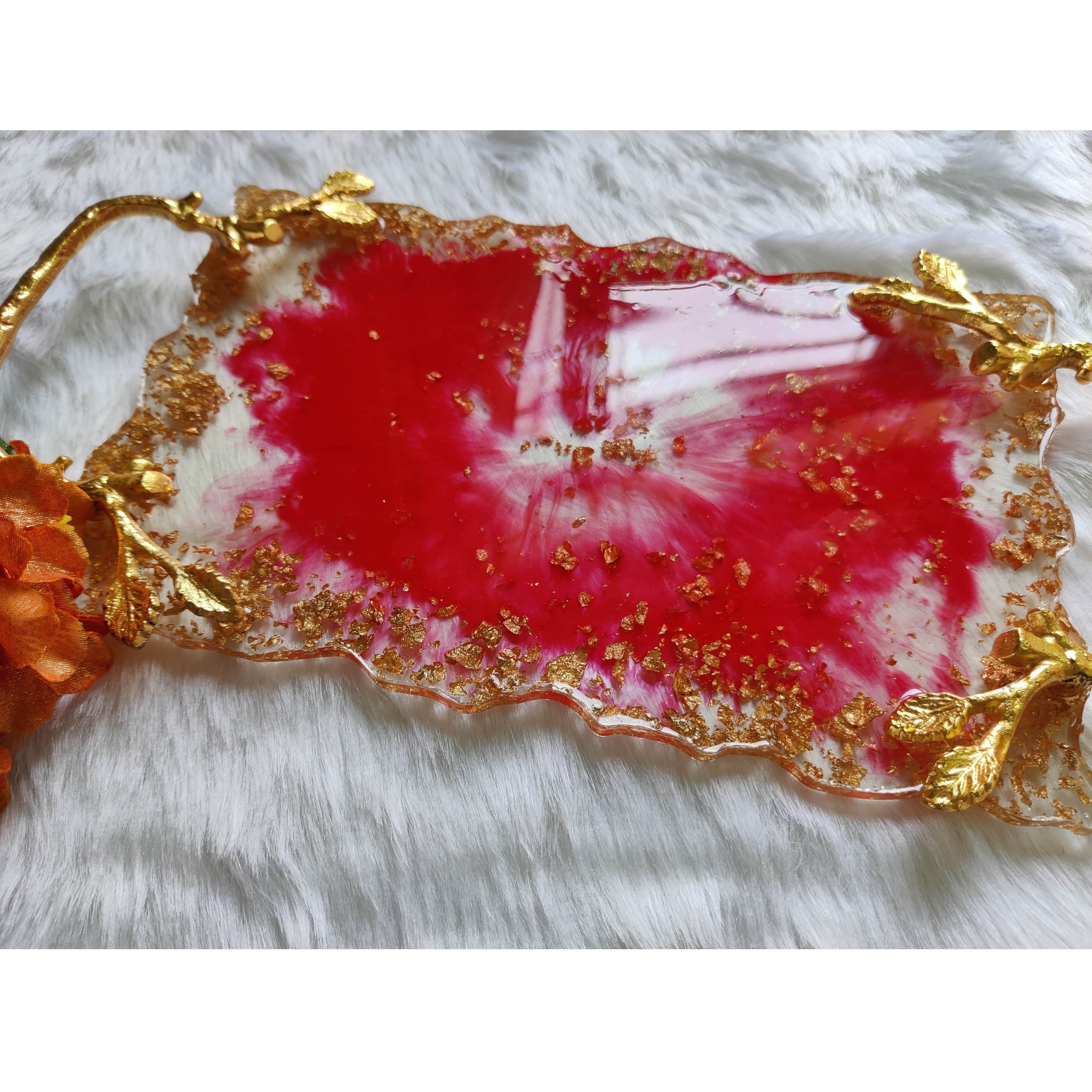 Handmade Resin Tray - top_view