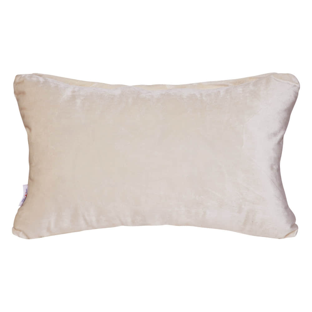 Ivory Premium Lumbar Cushion Cover (set of 2) - photo