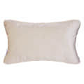 Ivory Premium Lumbar Cushion Cover (set of 2) - photo