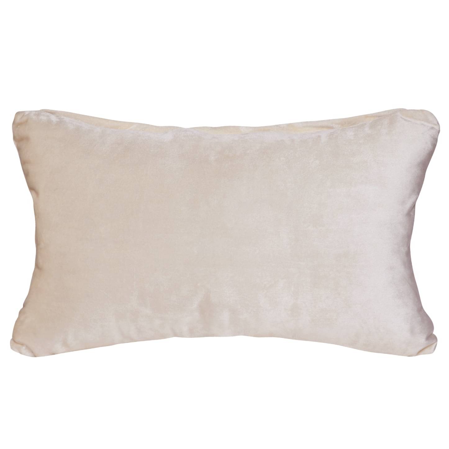 Ivory Premium Lumbar Cushion Cover (set of 2)