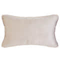 Ivory Premium Lumbar Cushion Cover (set of 2) - top_view