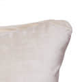 Ivory Premium Lumbar Cushion Cover (set of 2) - rear_view