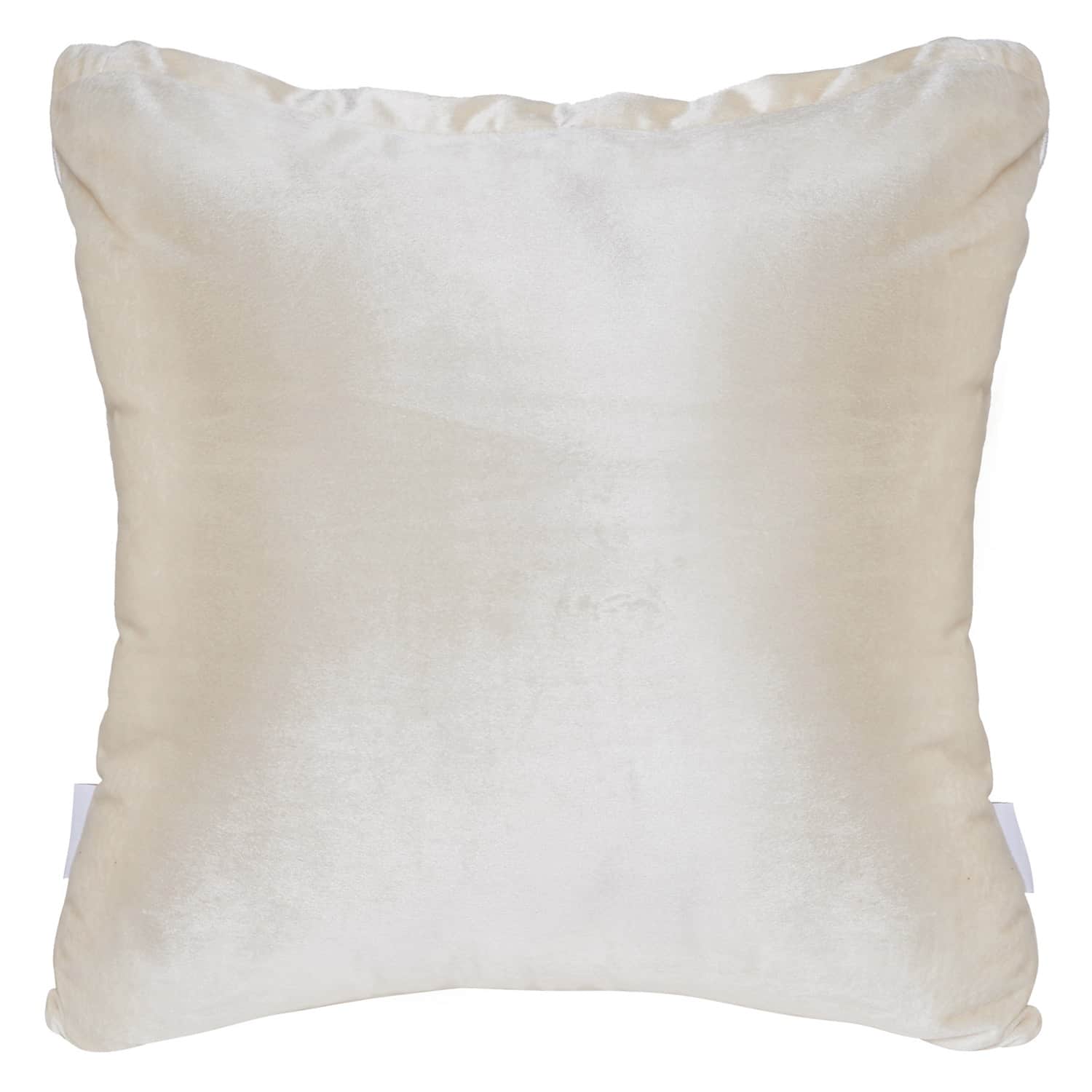 Ivory Premium Cushion Cover(set of 2) - top_view