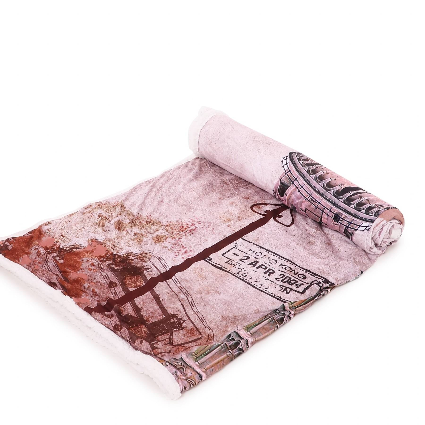 Nomaadi Leaning Tower of Pisa Digital Print(BLanket)