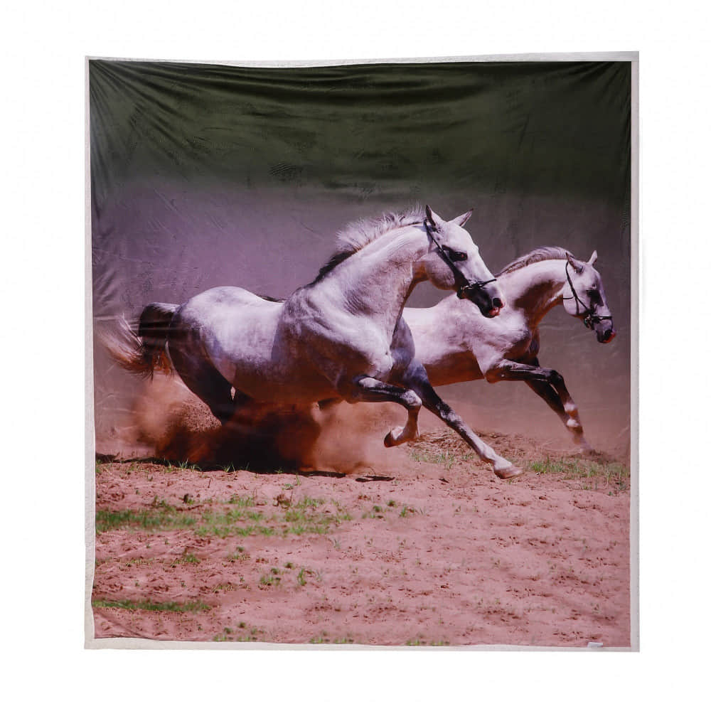 Digital Horse Print (Blanket) - photo