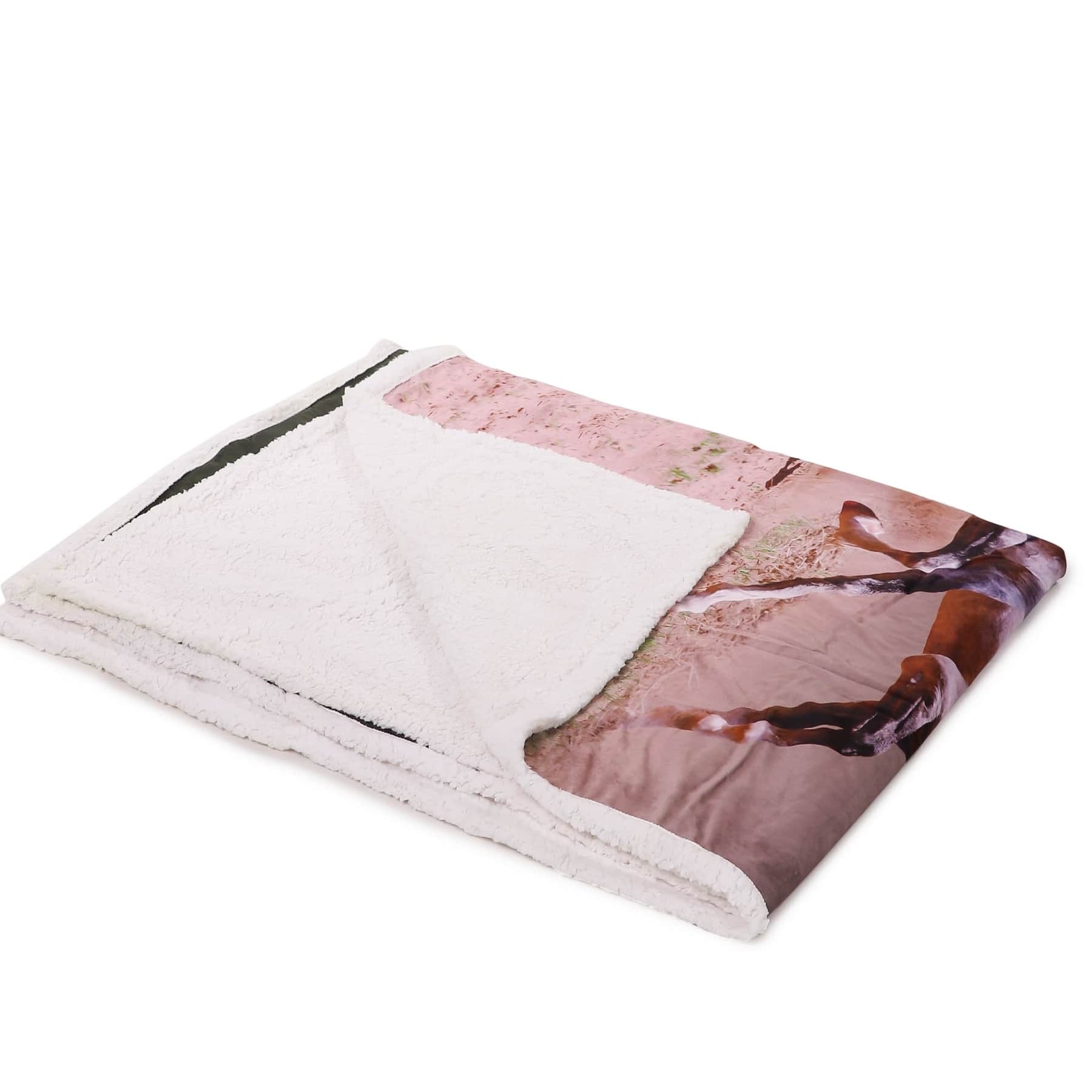 Digital Horse Print (Blanket) - left_view