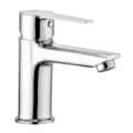 Single Lever Basin Mixer (Silver Finish) - rear_view
