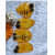 Handmade Tea Coasters with Metallic Stickers  ( SET OF 4) - front_view