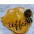 Handmade Tea Coasters with Metallic Stickers  ( SET OF 4) - bottom_view
