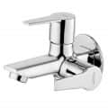 Brass 2-in-1 Bib Cock Tap (Silver) - front_view