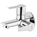 Brass 2-in-1 Bib Cock Tap (Silver) - rear_view