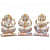 Marble Ganesha Lakshmi Sarswati - top_view