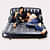 5 In 1 Sofa Cum Bed With Free Air Pump - front_view