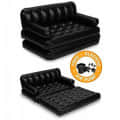 5 In 1 Sofa Cum Bed With Free Air Pump - rear_view