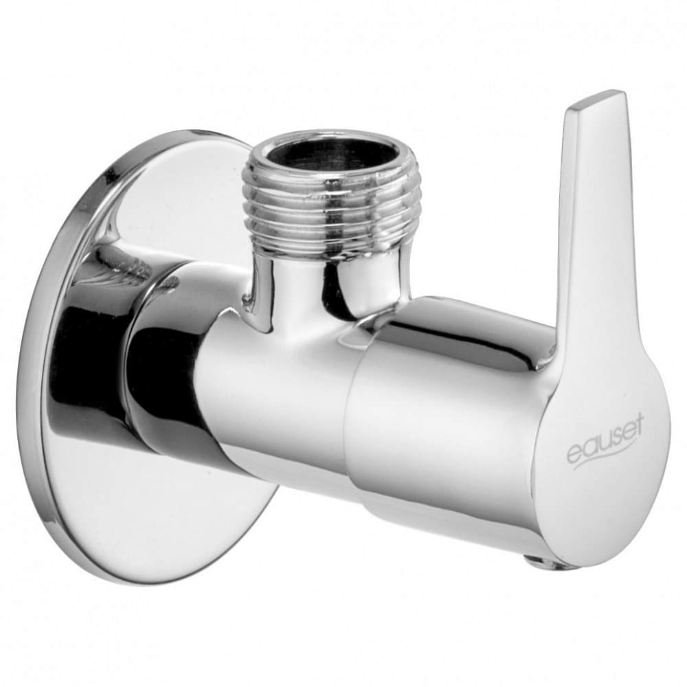 Rio Brass Angular Stop Cock Without Wall Flange (Chrome Finish) - photo