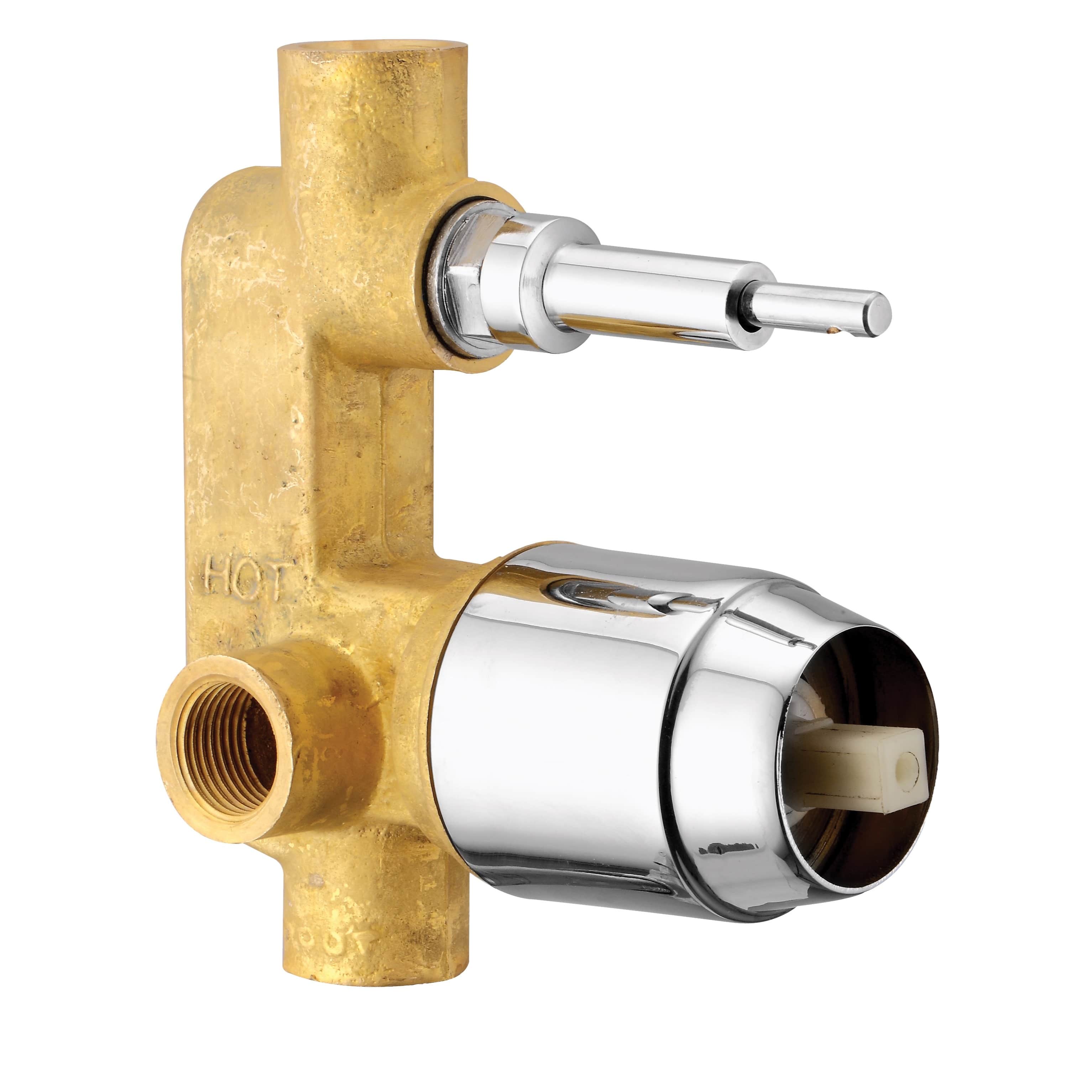 Single-Lever Concealed Mixer and Divertor - rear_view