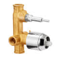 Brass, Concealed Body High Flow Diverter - rear_view