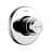 Preessing Brass Metro Pole Flush valve - front_view
